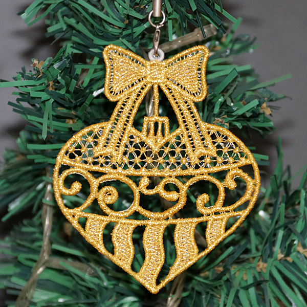FSL Golden Christmas Ornaments-10