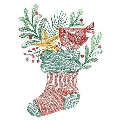Rippled Christmas 3-5