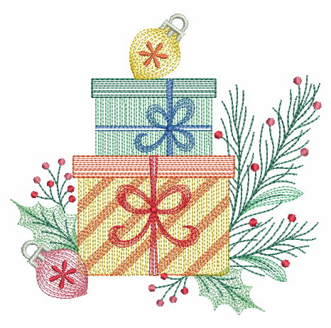 Rippled Christmas 3-10