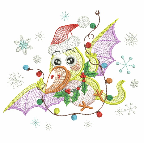 Christmas Dinosaurs-6