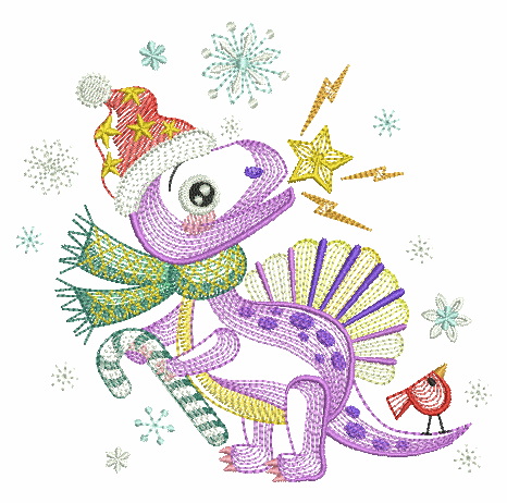 Christmas Dinosaurs-12