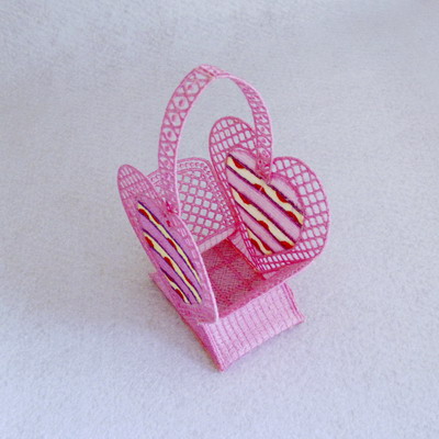 3D FSL Heart Shaped Basket 2 -4
