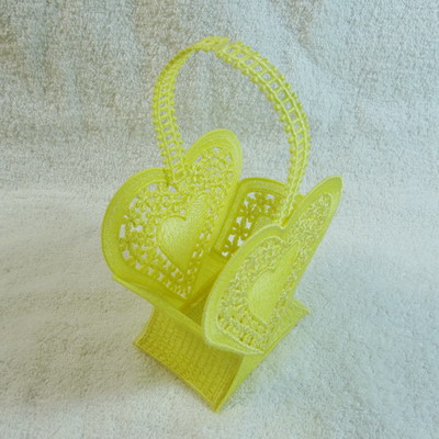 3D FSL Heart Shaped Basket 5 -6