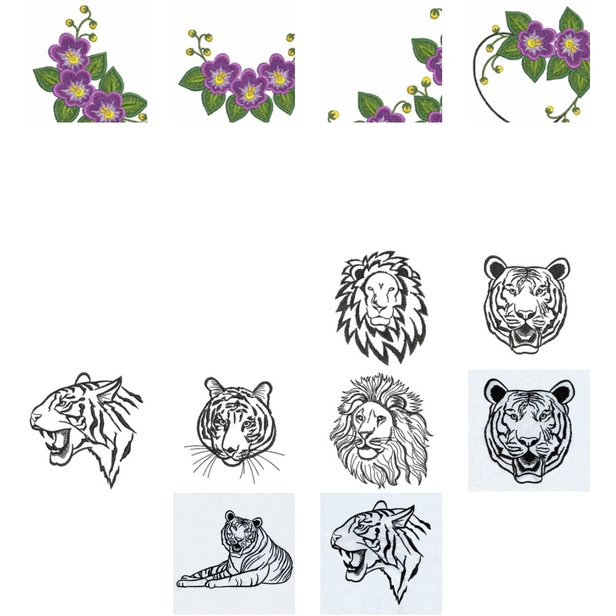 Wild Animal Outlines