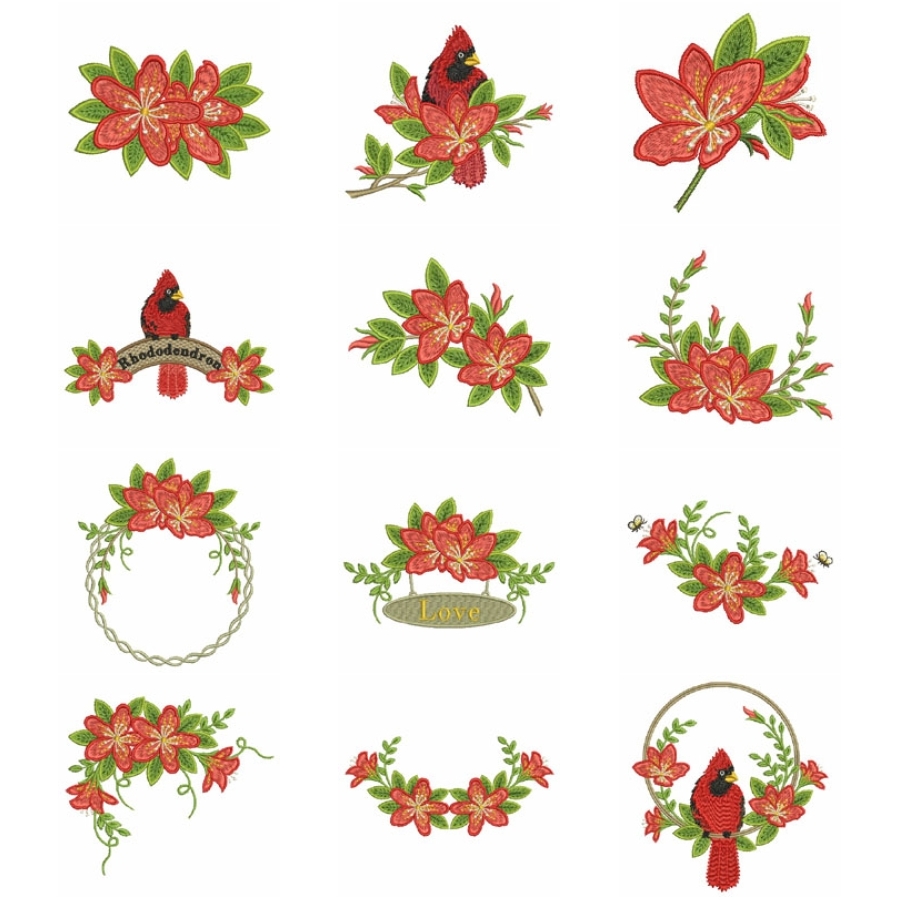 Red Azaleas