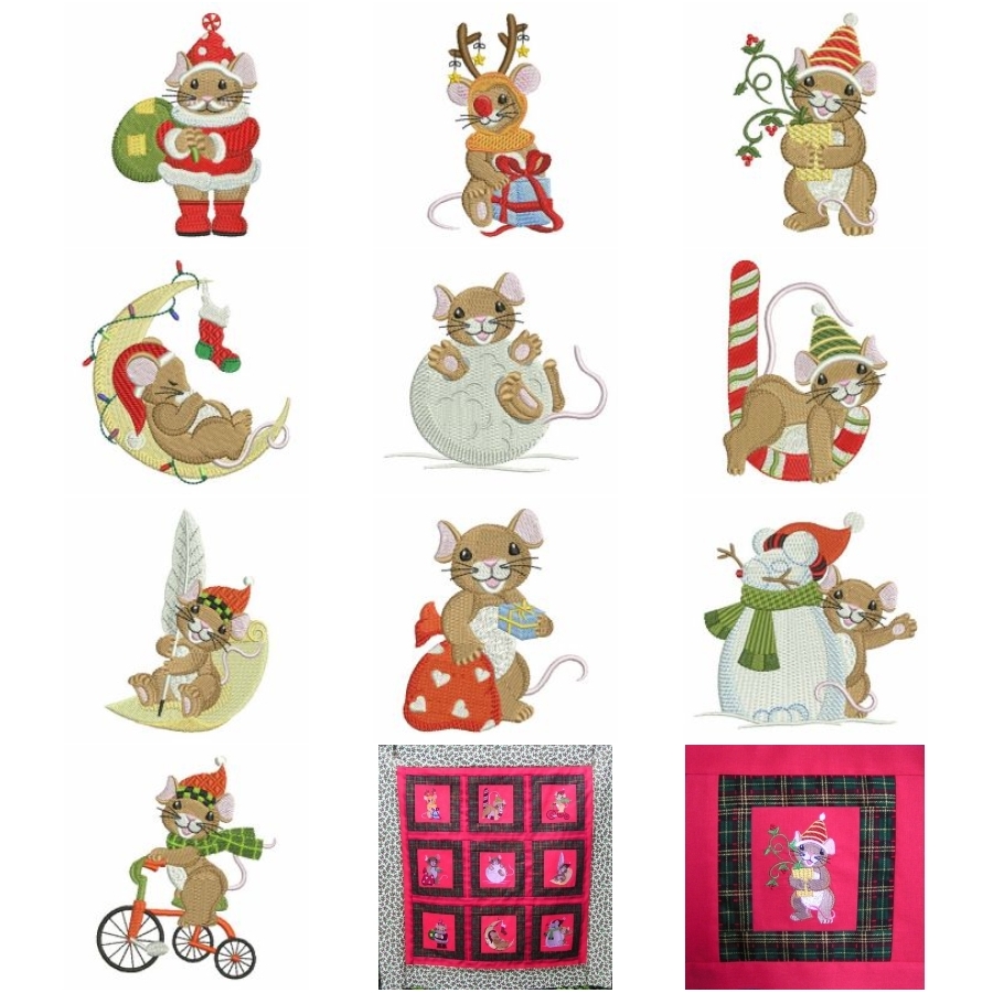 Christmas Mice 2 | OregonPatchWorks