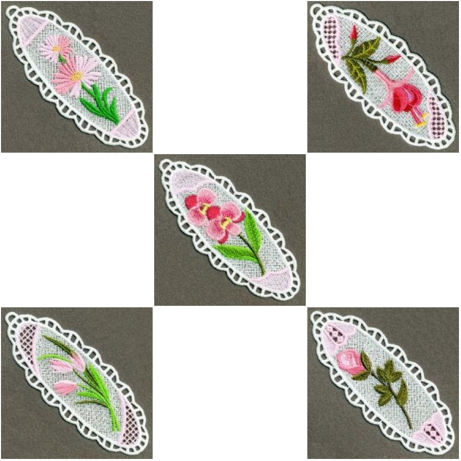 FSL Floral Bookmarks 2 