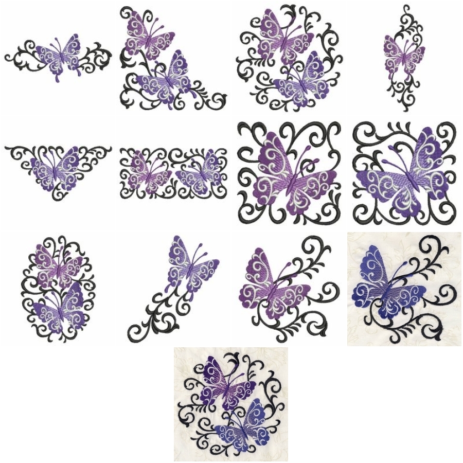 Butterfly Scroll 