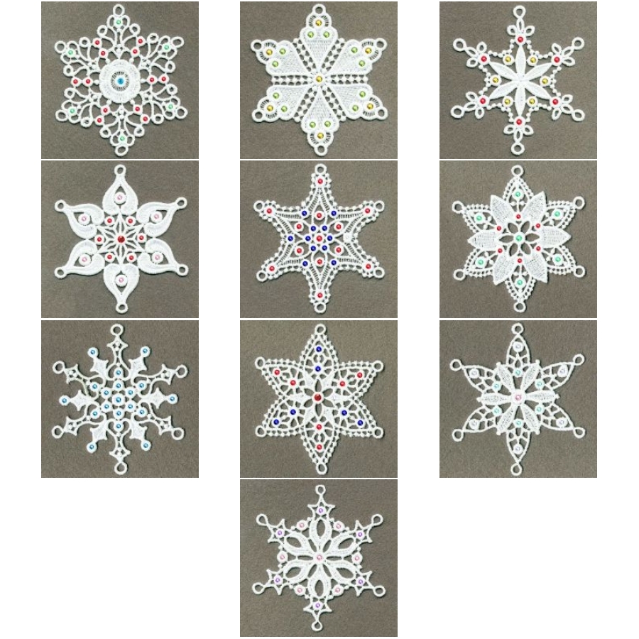 FSL Crystal Snowflakes 3 