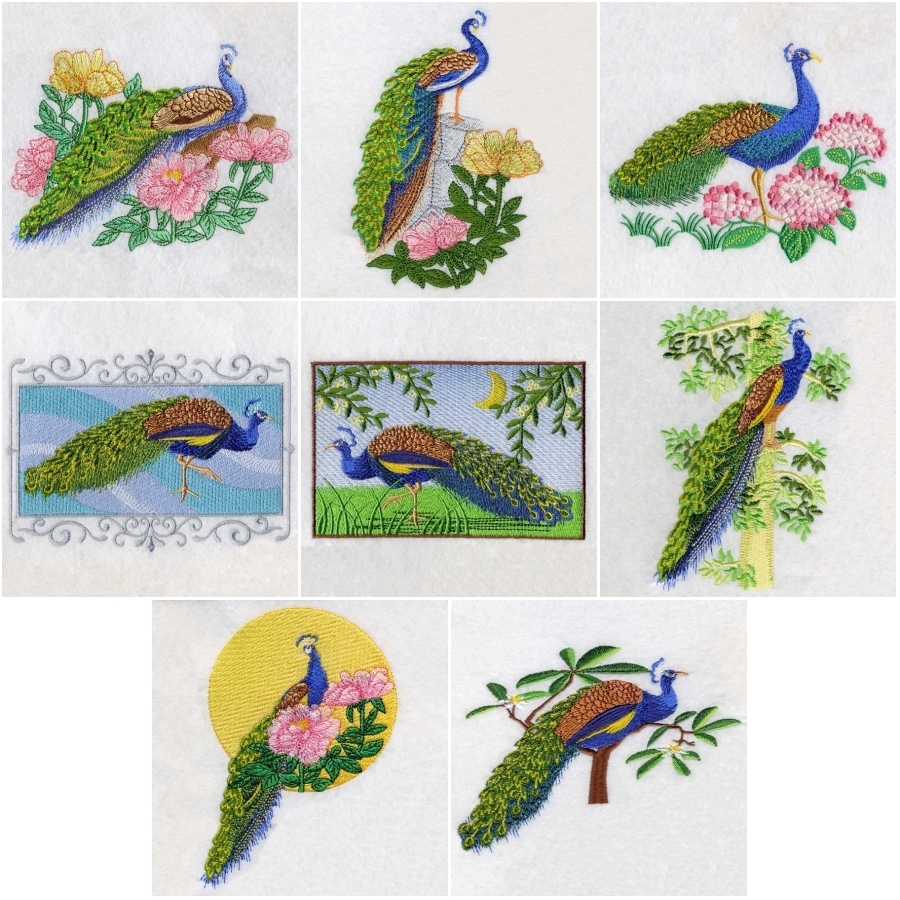 Floral Peacocks 2 