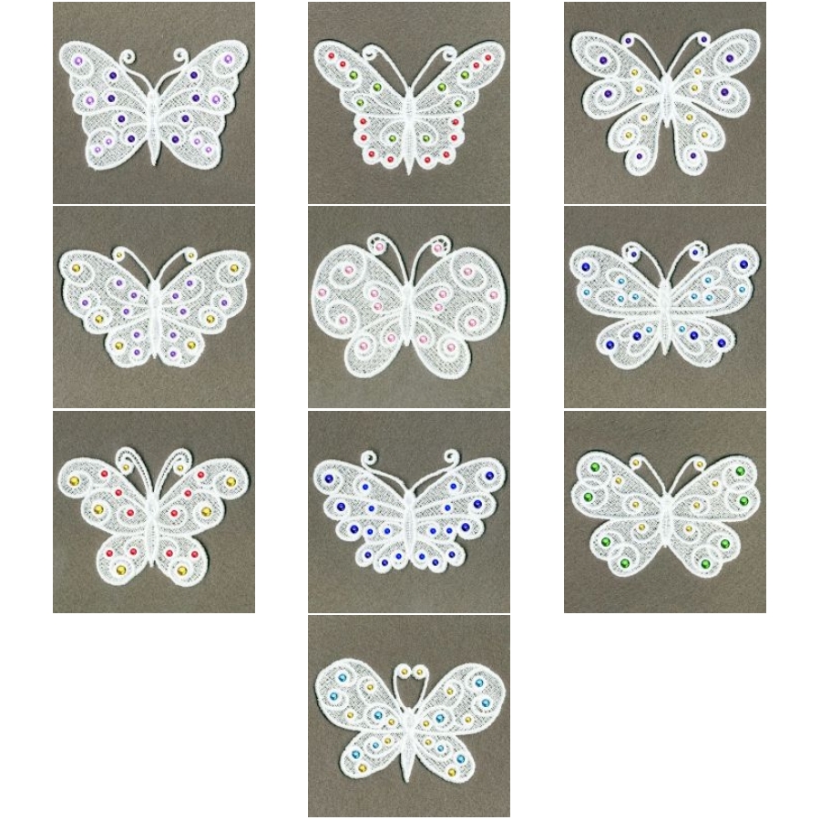 FSL Crystal Butterflies 