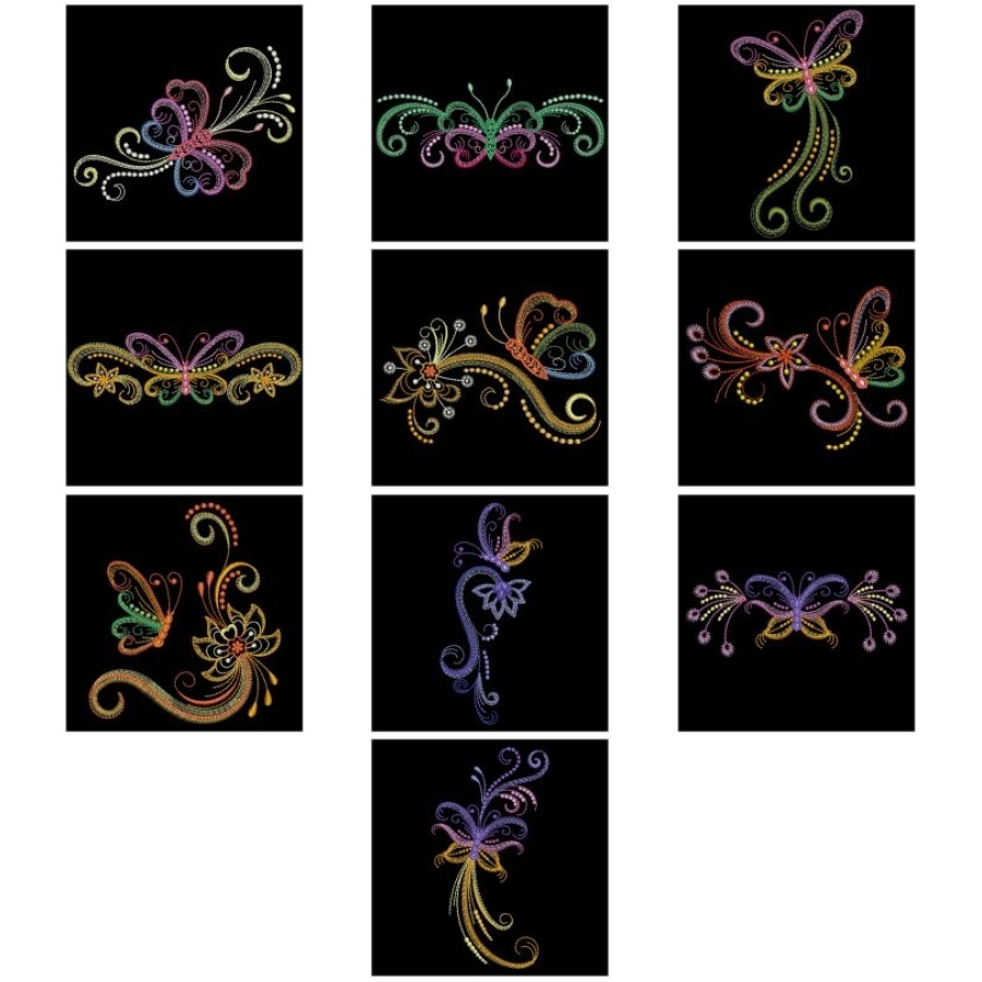 Neon Butterflies 2 