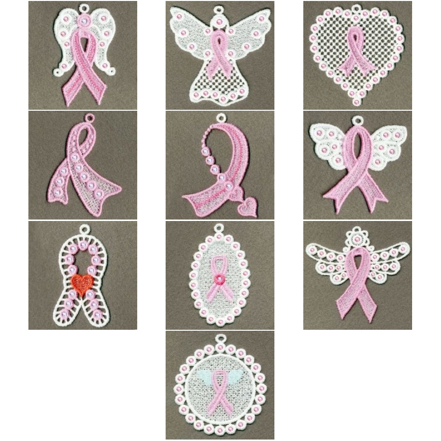 FSL Crystal Pink Ribbon 