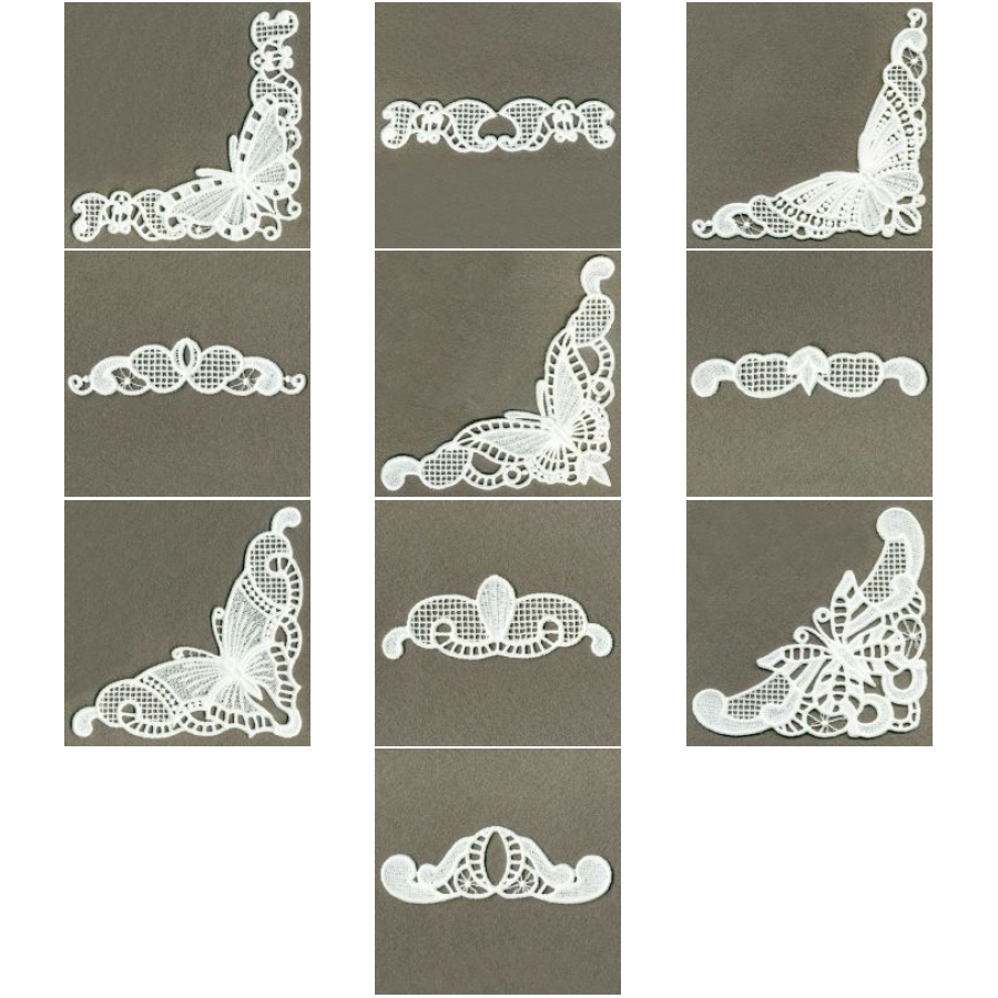 FSL Butterfly Corners And Borders 