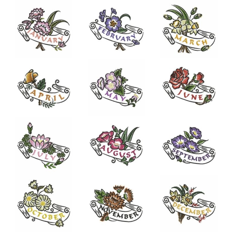 Flowers Of The Month 