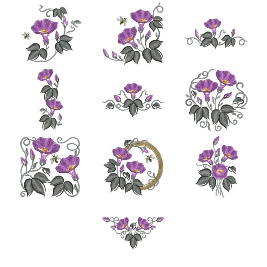 Brush Painting Morning Glory 