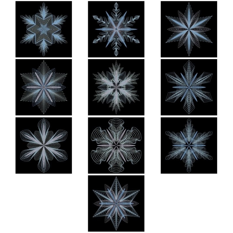 Rippled Snowflakes