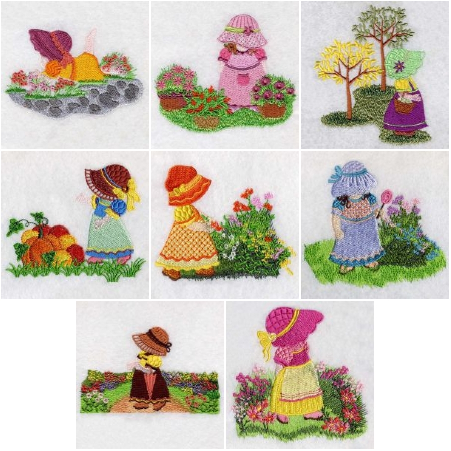 Garden Sunbonnets 3 