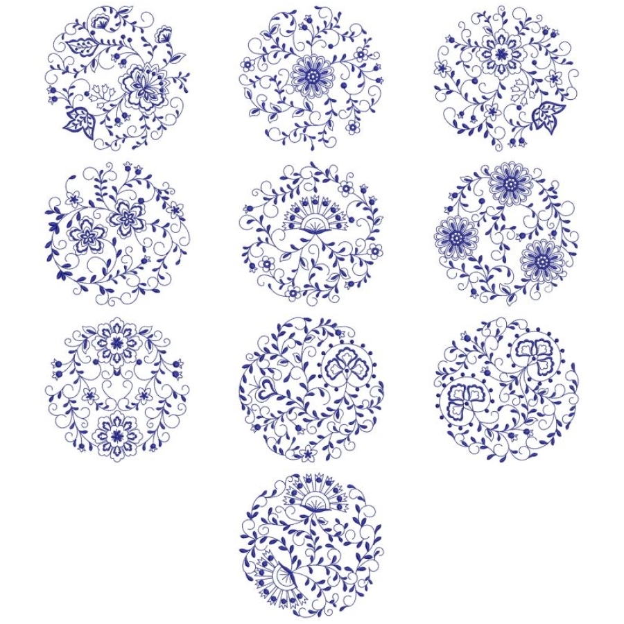 Blue Onion Circle 