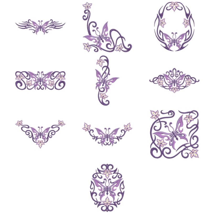Tribal Butterflies 
