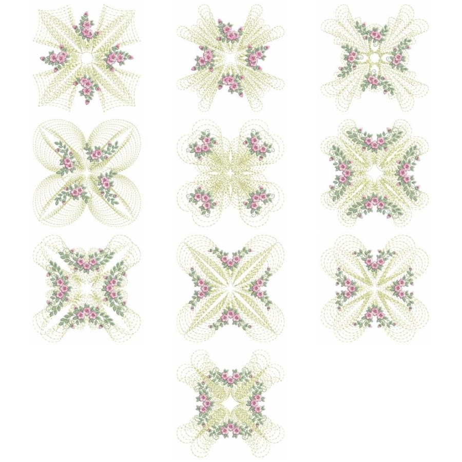 Floral Enticement Quilt 4 