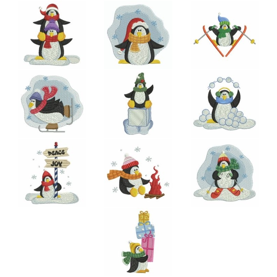 Christmas Penguins 
