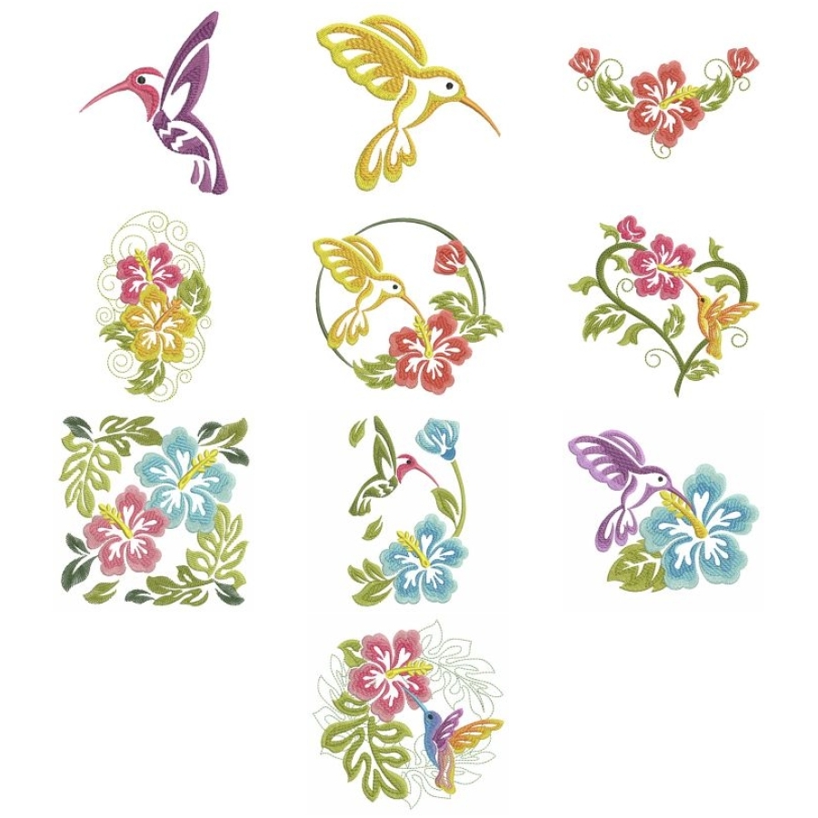 Art Deco Hummingbird 