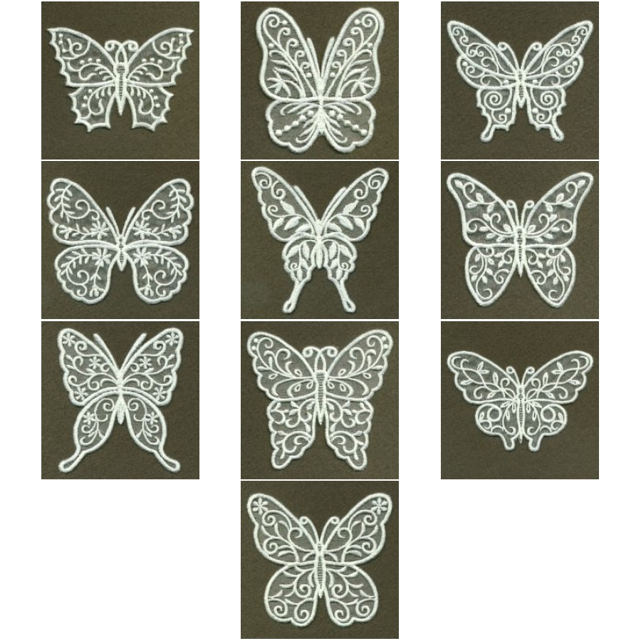 Organza Decorative Butterflies 