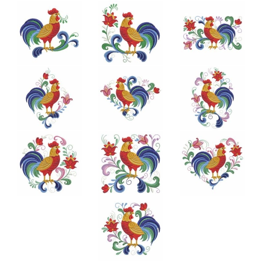 Rosemaling Rooster 