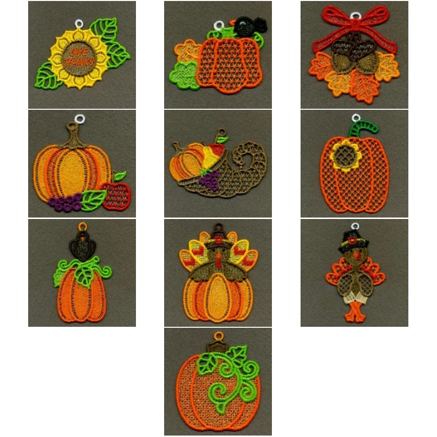 FSL Thanksgiving Ornaments 
