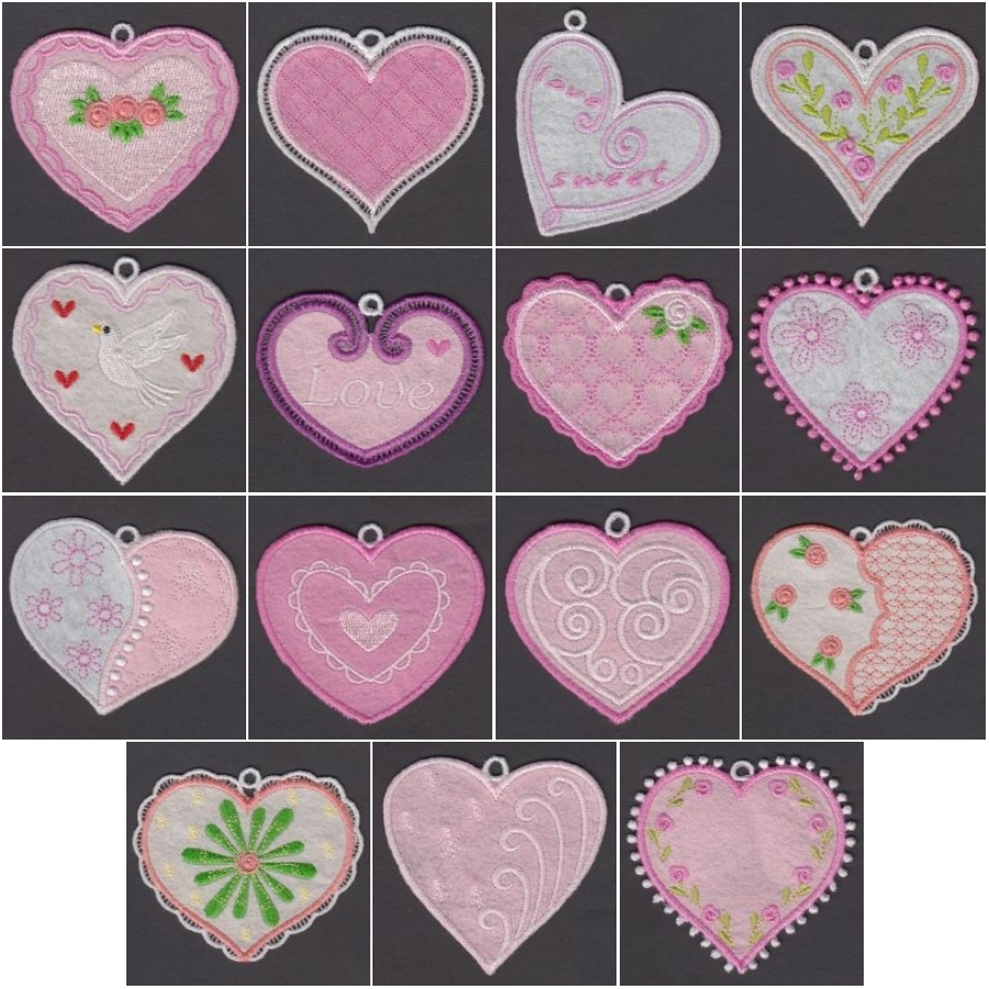FSL Applique Hearts 