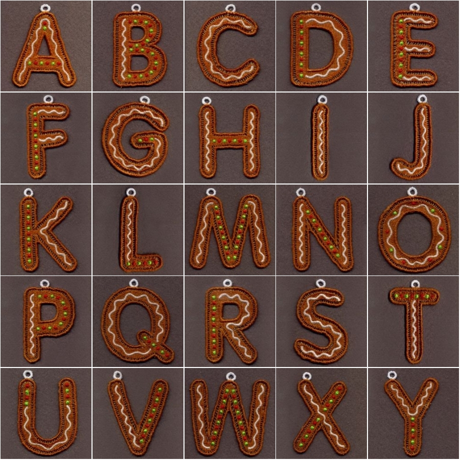 FSL Gingerbread Alphabet 