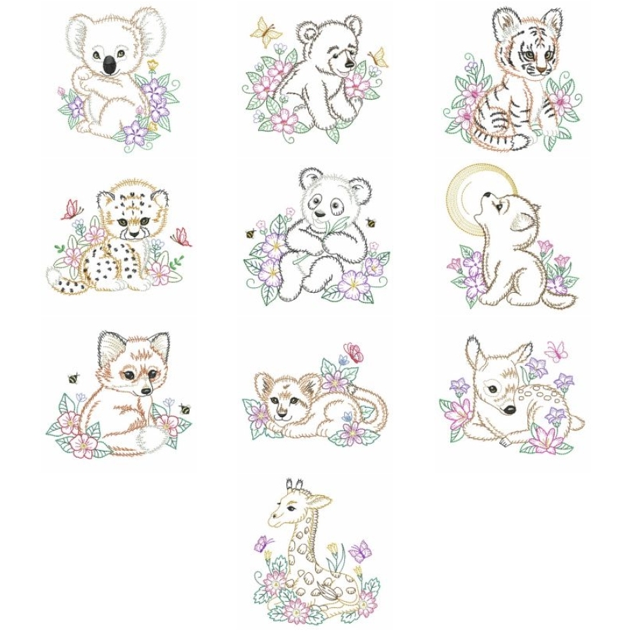 Vintage Baby Animals 5 