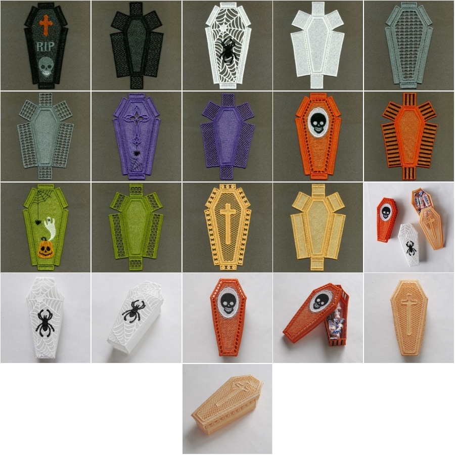 3D FSL Halloween Coffin Box 