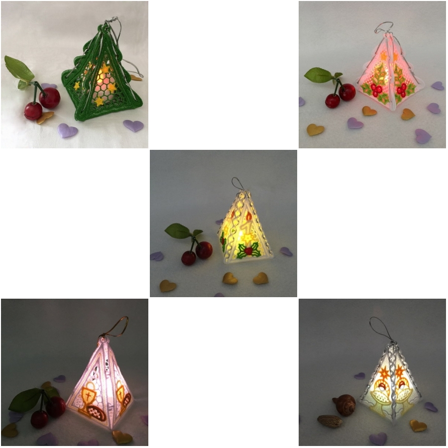 3D FSL Christmas Tea Lights 