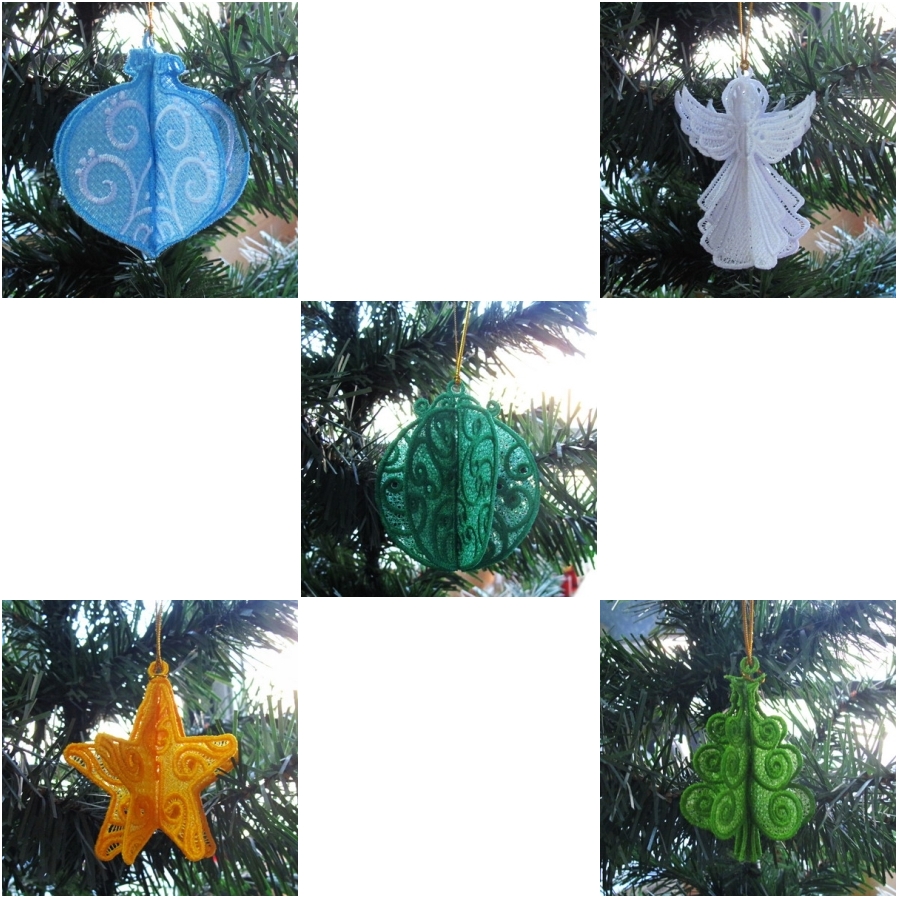3D FSL Christmas Ornaments 