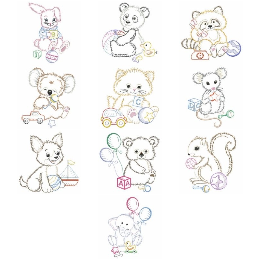 Vintage Baby Animals 6 