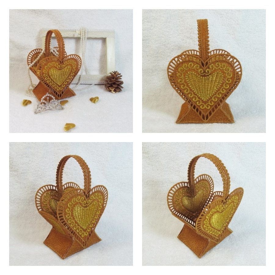 3D FSL Heart Shaped Basket 4 