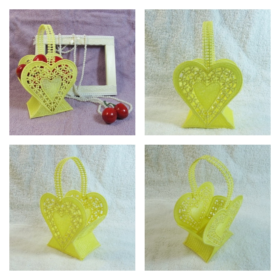3D FSL Heart Shaped Basket 5 