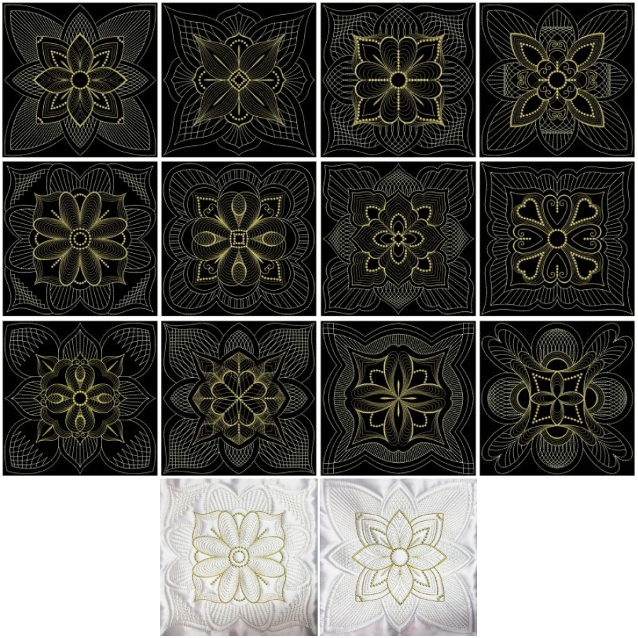 Trapunto Candlewicking Quilt 