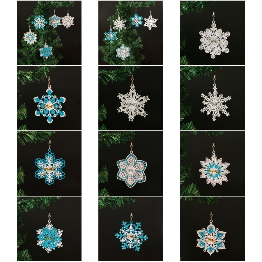 3D FSL Snowflakes 