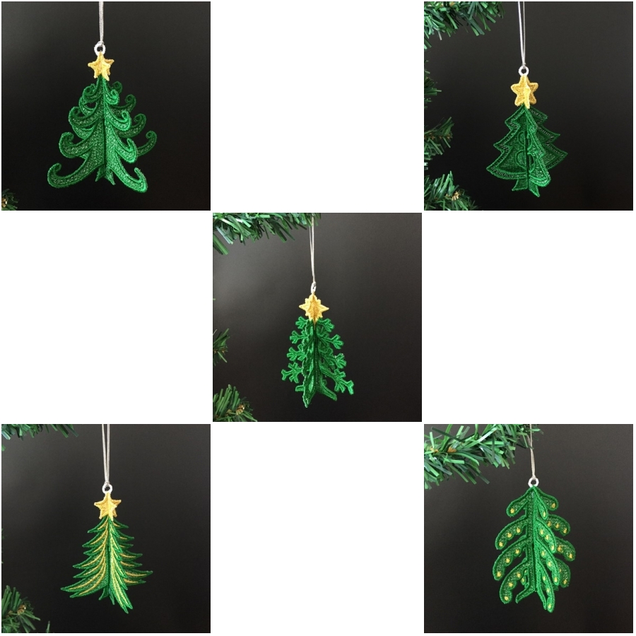 3D FSL Christmas Trees 