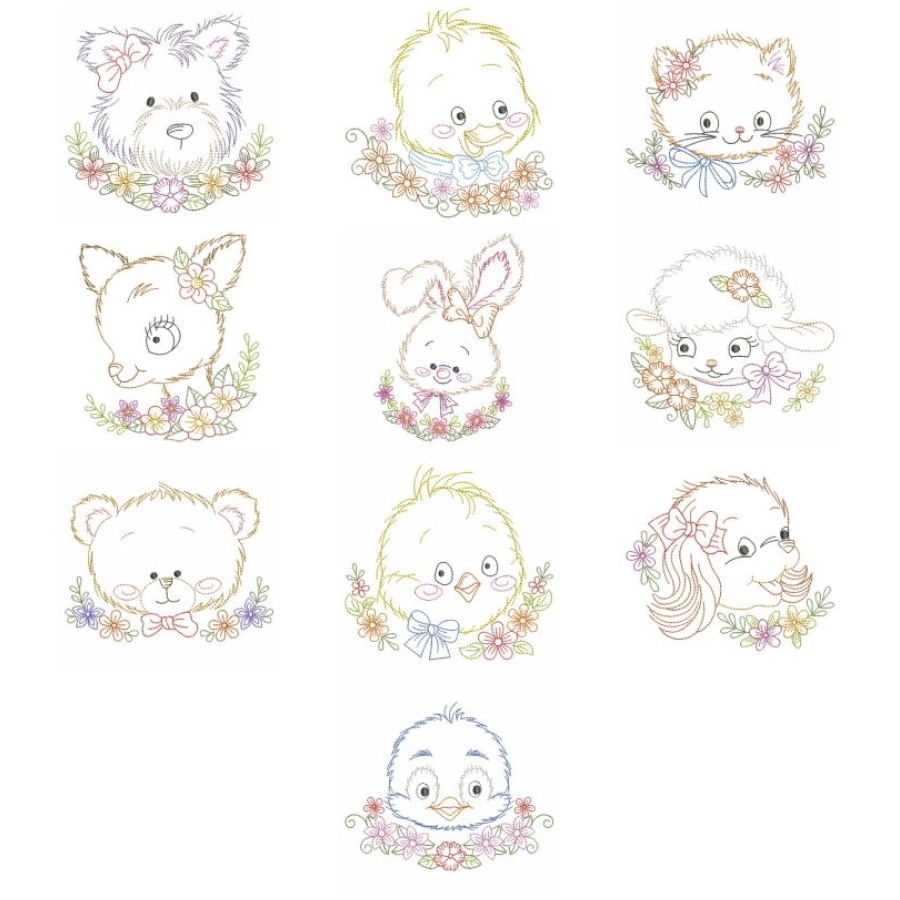 Vintage Baby Animals 7 