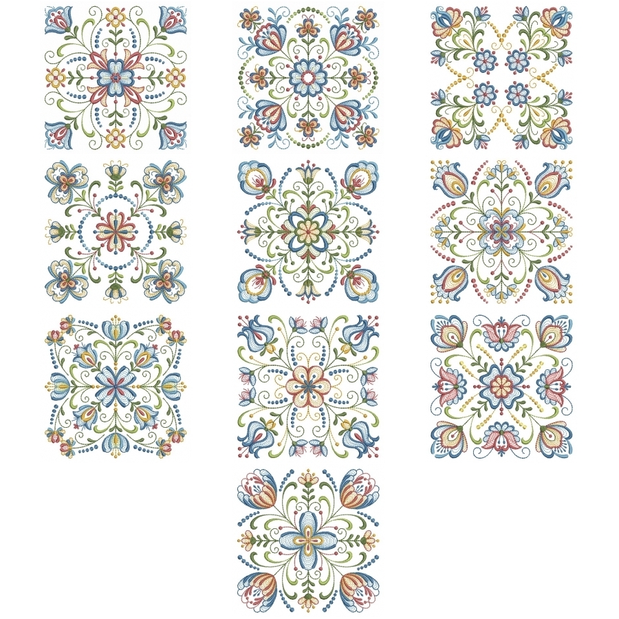 Hungarian Floral Quilt 