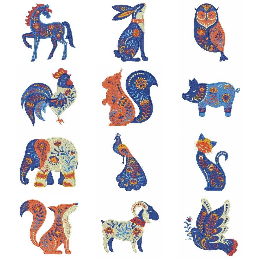 Folk Art Animals