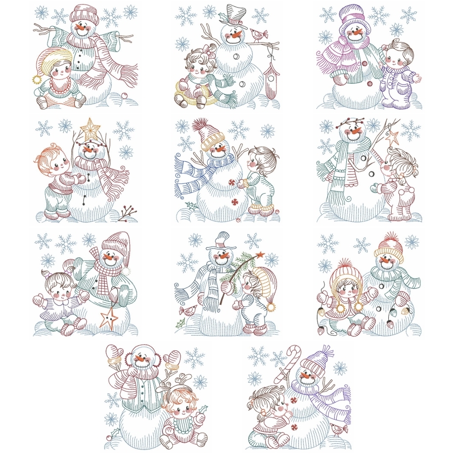 Vintage Snowman 8