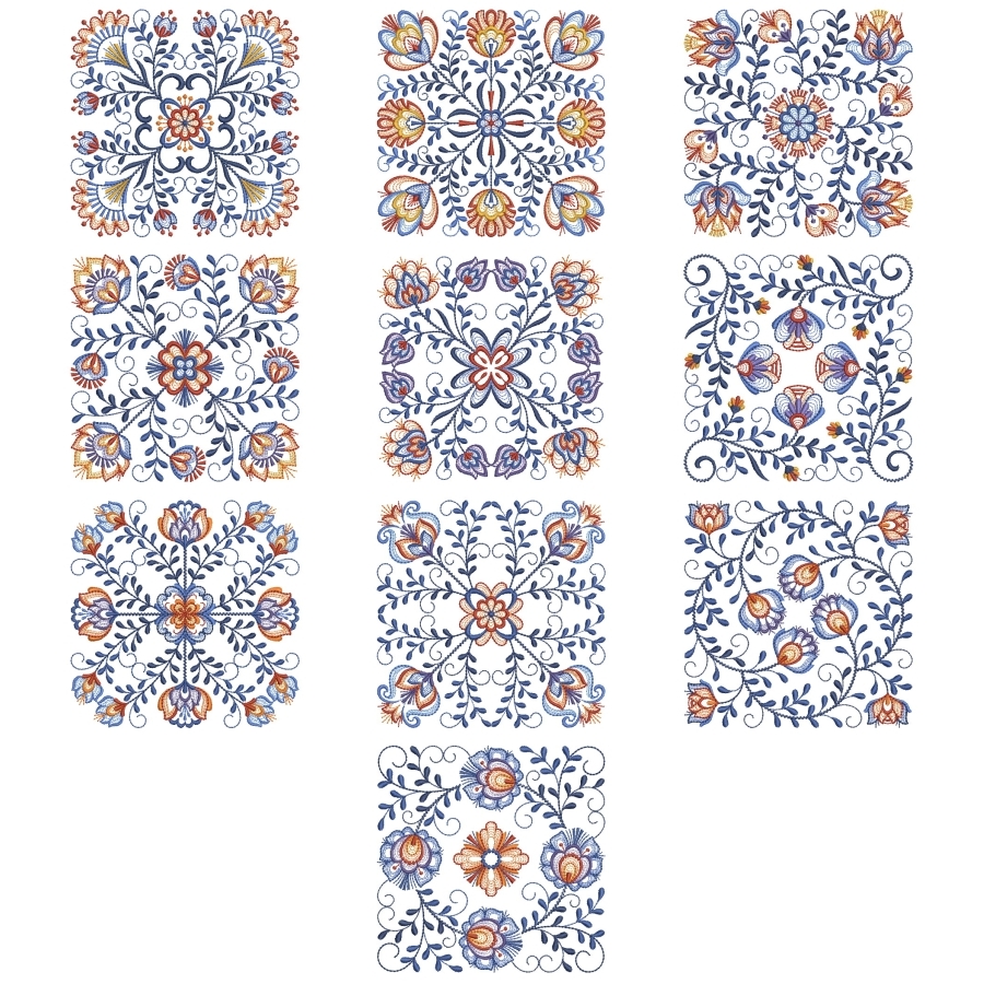 Polish Folk Art Quilt