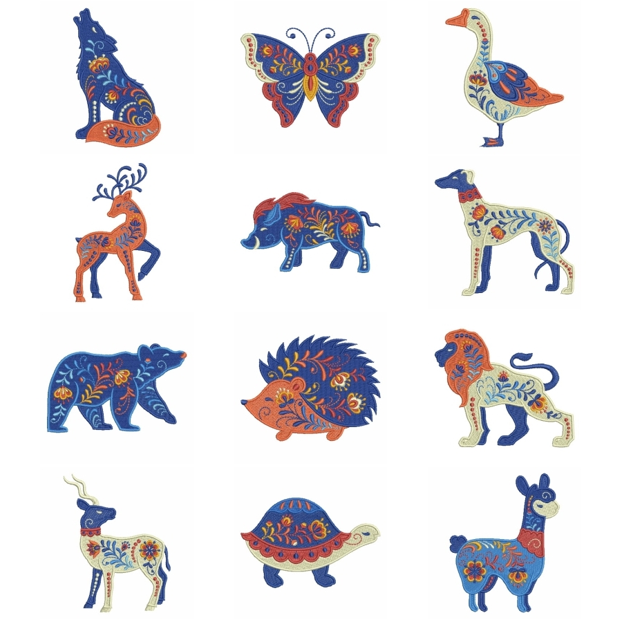 Folk Art Animals 2