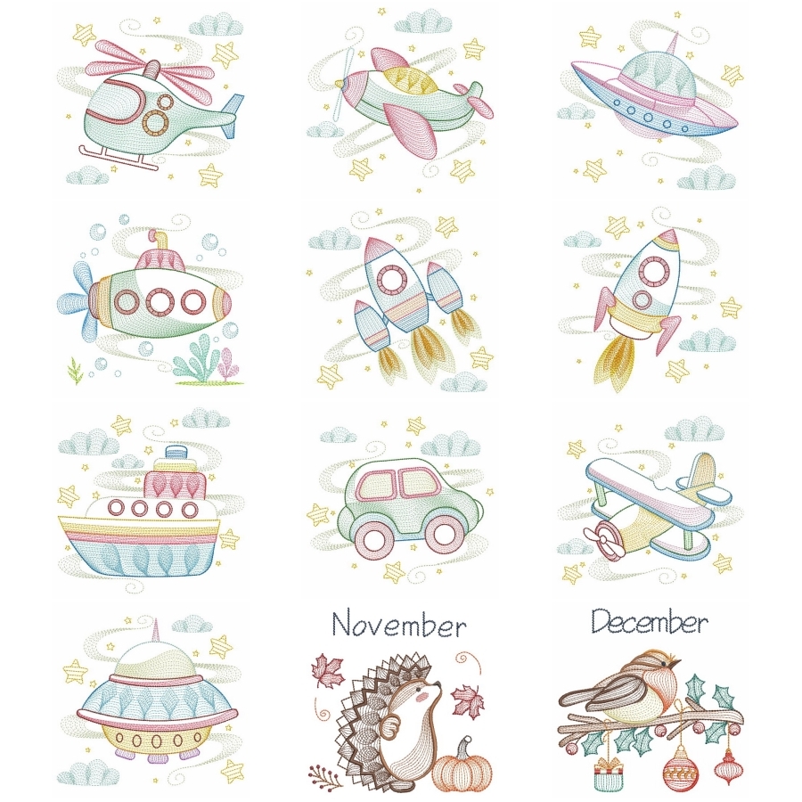Months of the Year Animals
