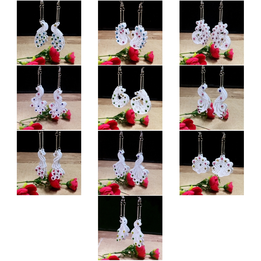 FSL Crystal Peacock Earrings